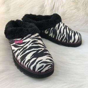 Skechers Bobs Keepsakes - Jungle Zebra Print 6.5